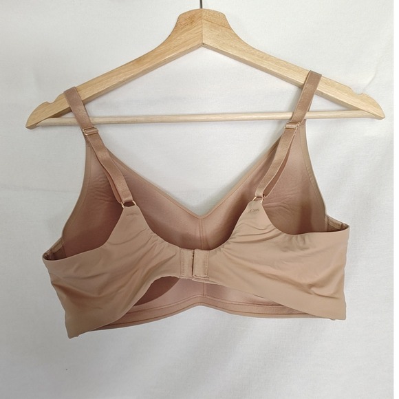 Thirdlove Bra 24/7 Classic Wireless Nude Tan Beige L+ G+ Microfiber Wire Free - Picture 2 of 6